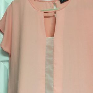 Sheer Coral Pink ASTR Top